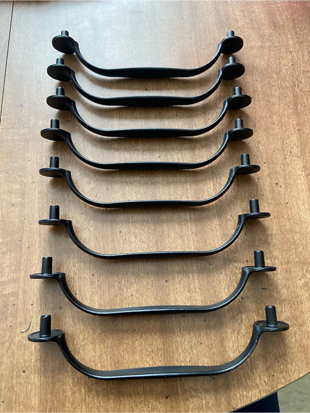 Classic Black Drawer Pull Handle - Set of 8